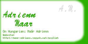 adrienn maar business card