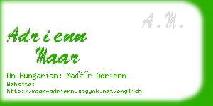 adrienn maar business card